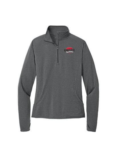 CIN110. Sport-Tek® Women's Sport-Wick® Stretch 1/4-Zip Pullover