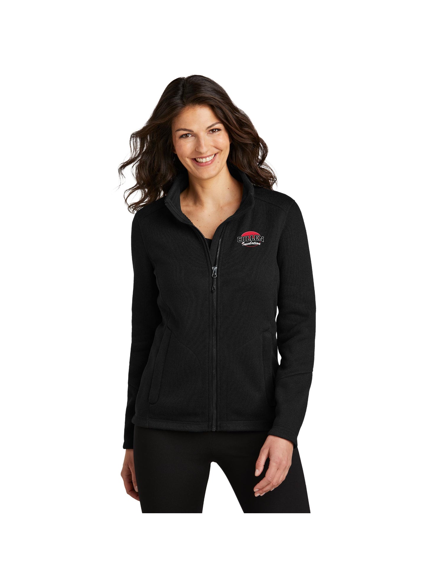 CIN111. Port Authority® Women's Arc Sweater Fleece Jacket