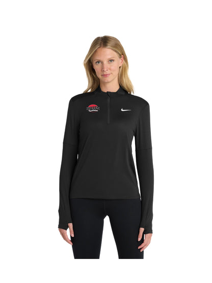 CIN112. Nike Women's Dri-FIT Element 1/2-Zip Top