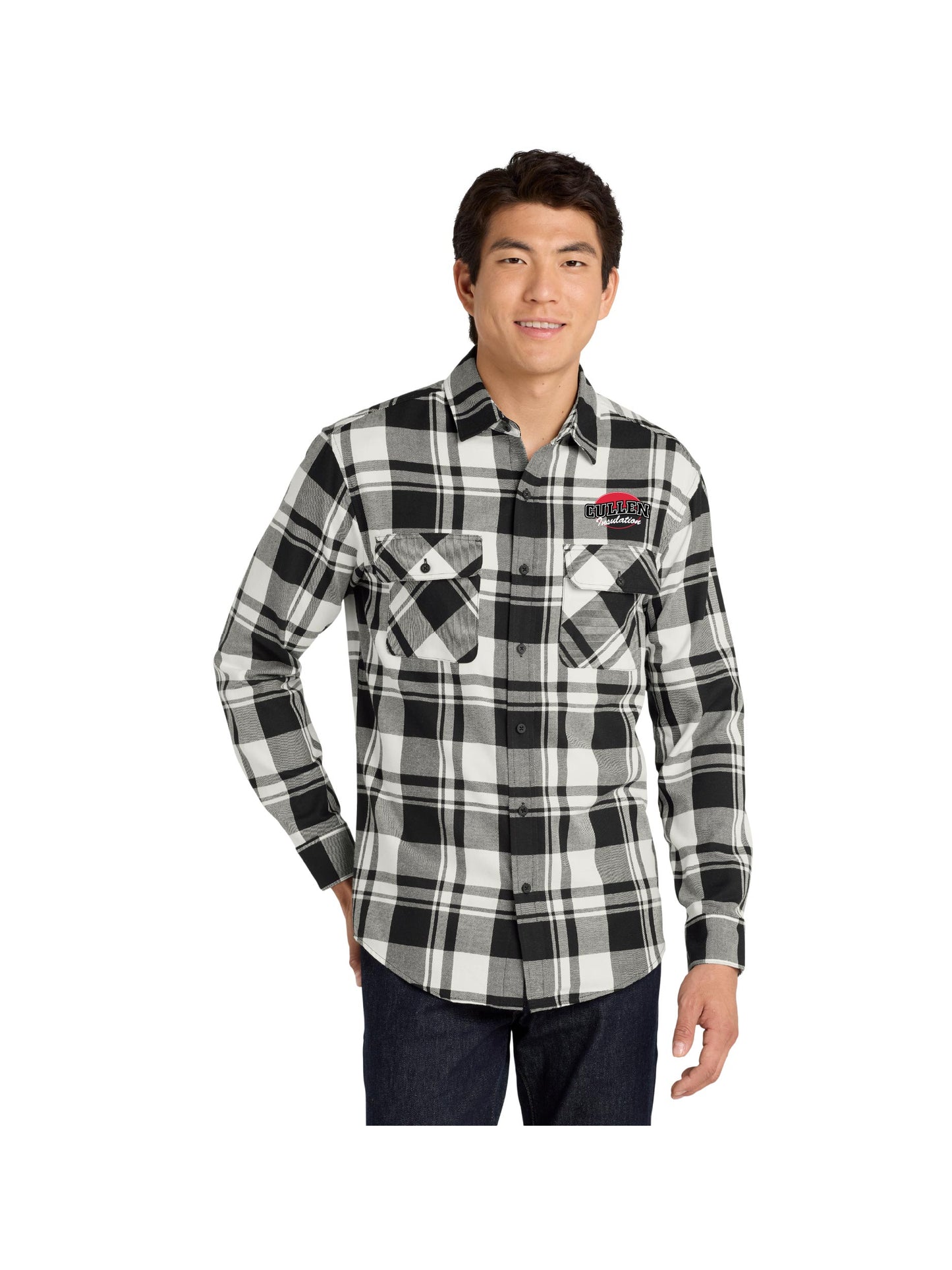 CIN204. Port Authority® Plaid Flannel Shirt