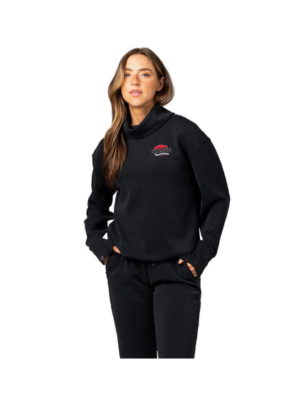 CIN105. Women's Comfort Zone Super Soft Modal Blend Funnel Neck