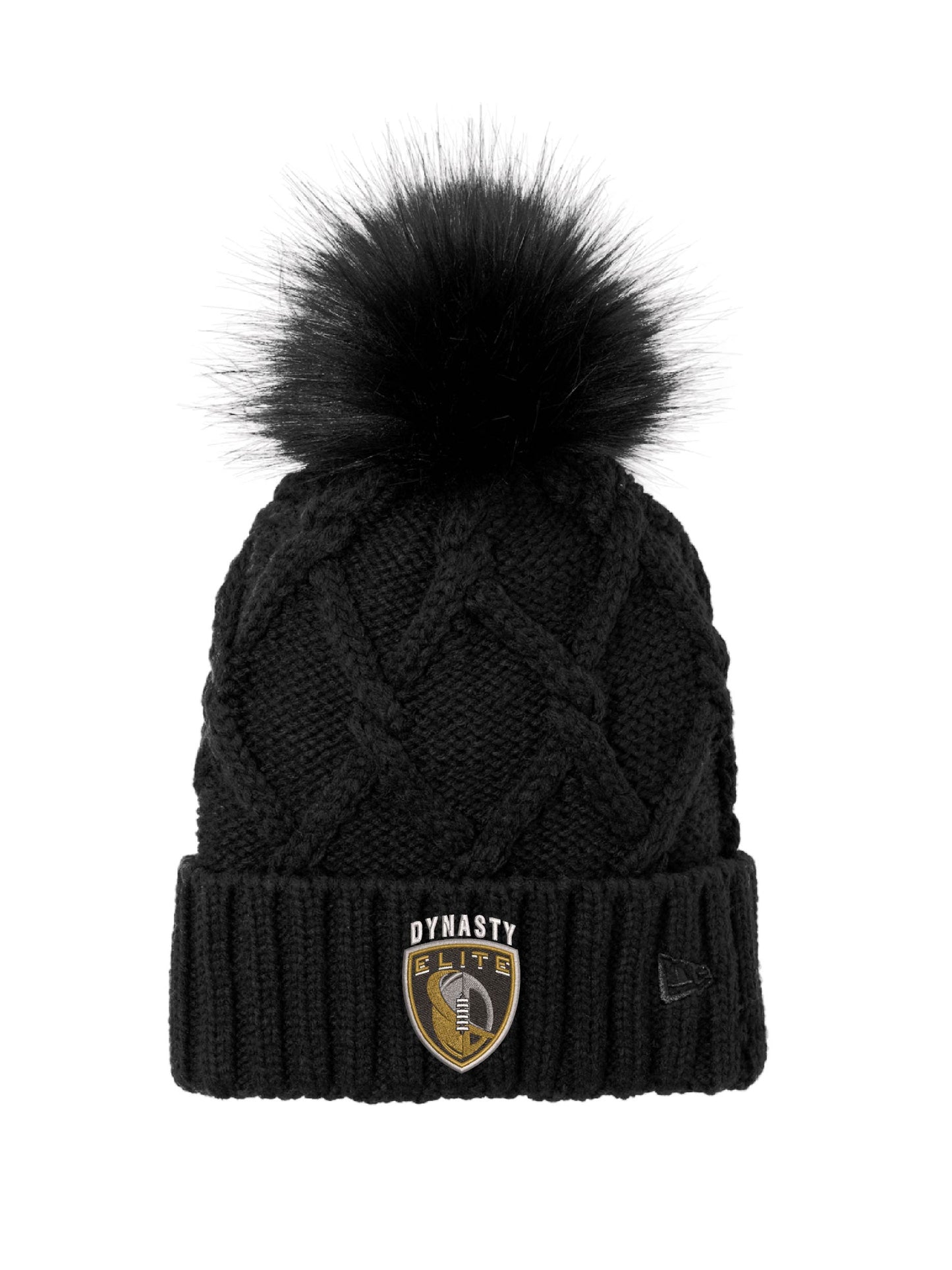DE411. New Era® Faux Fur Pom Beanie
