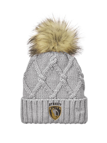 DE411. New Era® Faux Fur Pom Beanie