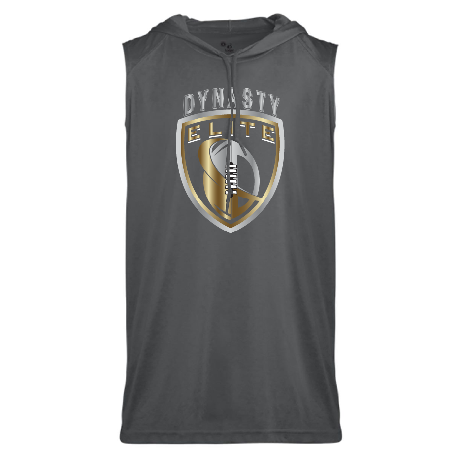 DE204. Badger - B-Core Sleeveless Hooded T-Shirt