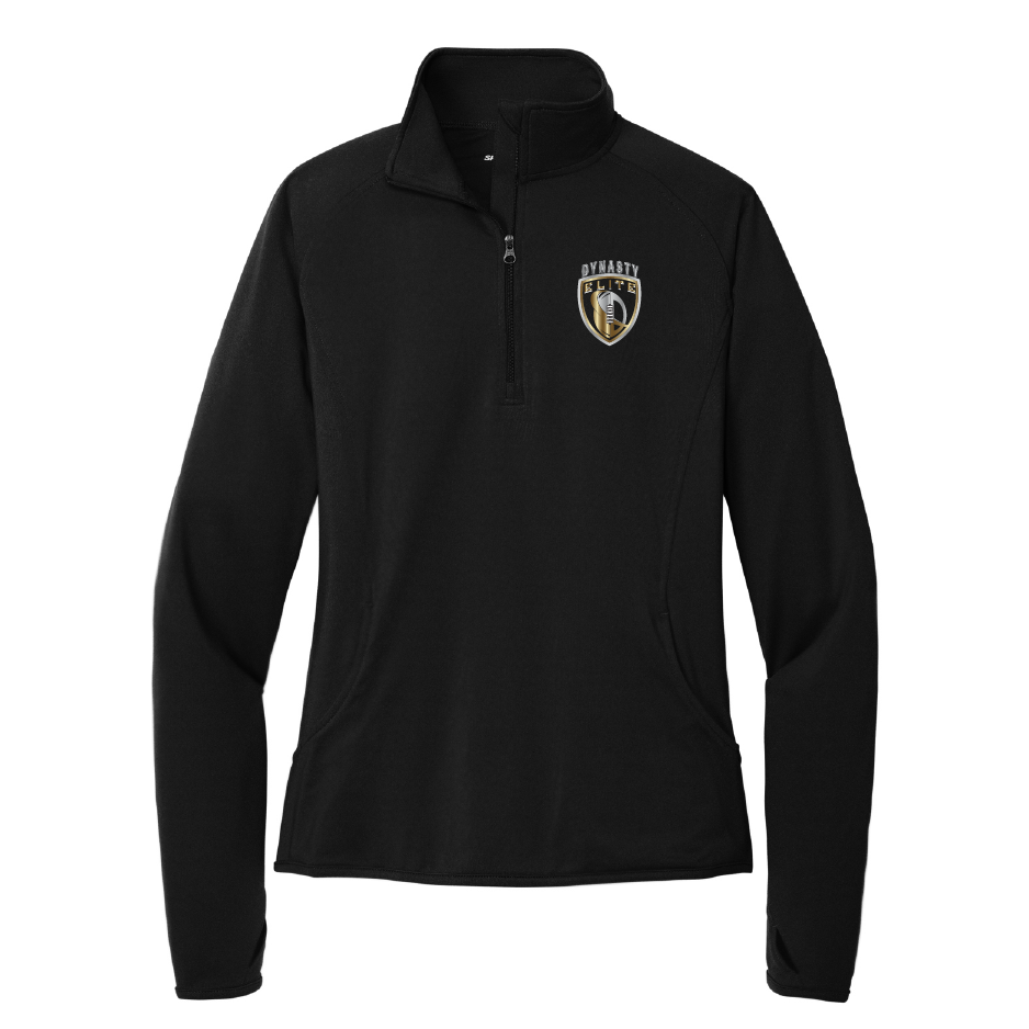 DE103. Sport-Tek® Ladies Sport-Wick® Stretch 1/4-Zip Pullover