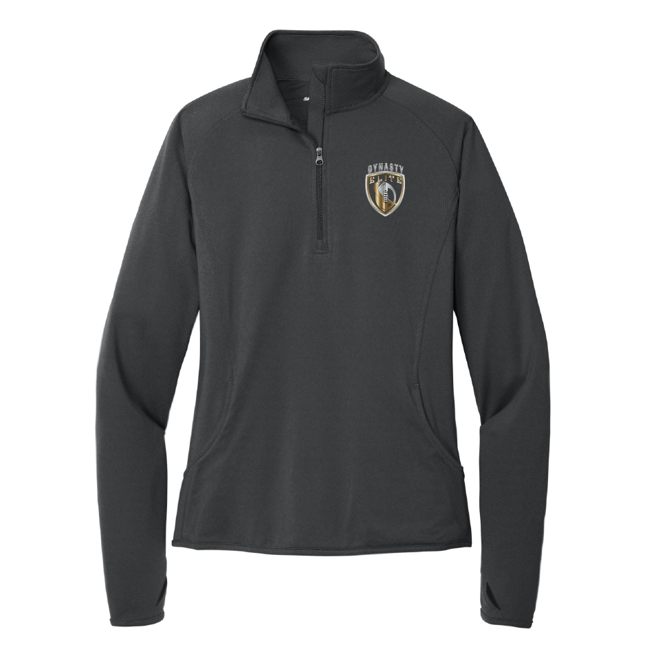 DE103. Sport-Tek® Ladies Sport-Wick® Stretch 1/4-Zip Pullover