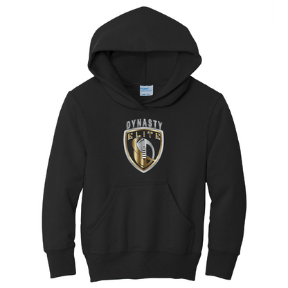 DE303. Port & Company® Youth Core Fleece Pullover Hooded Sweatshirt