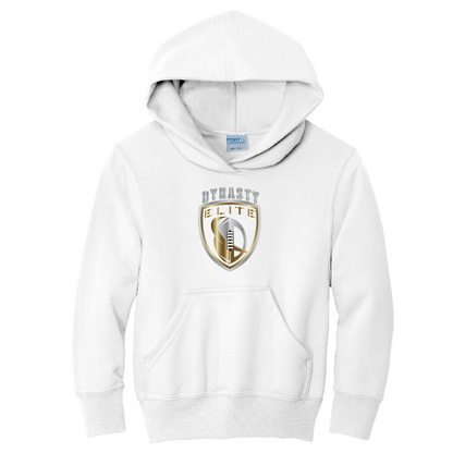 DE303. Port & Company® Youth Core Fleece Pullover Hooded Sweatshirt