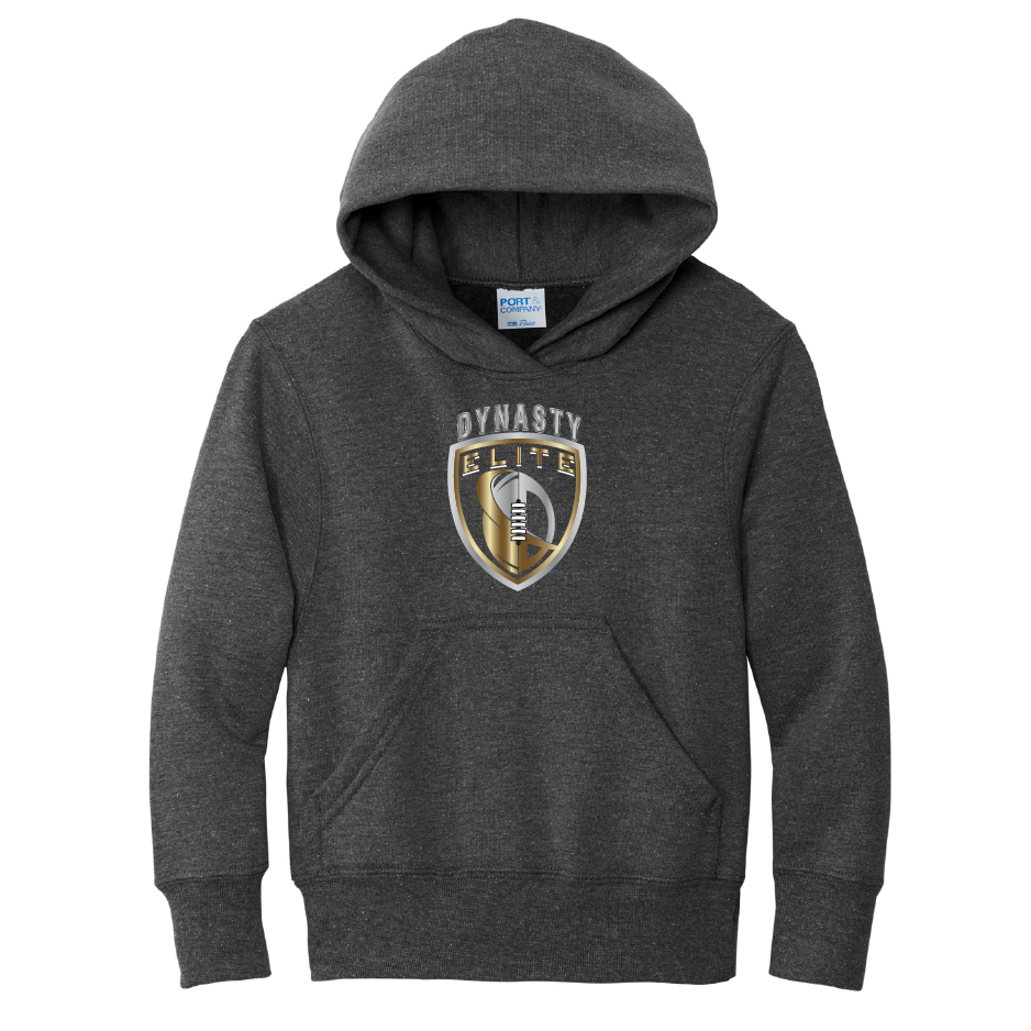 DE303. Port & Company® Youth Core Fleece Pullover Hooded Sweatshirt