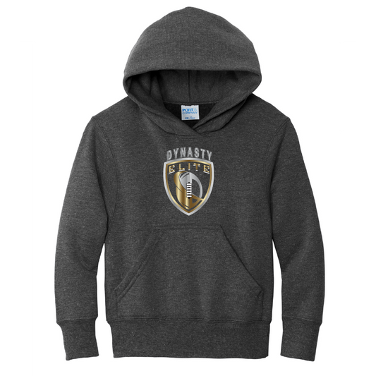 DE303. Port & Company® Youth Core Fleece Pullover Hooded Sweatshirt