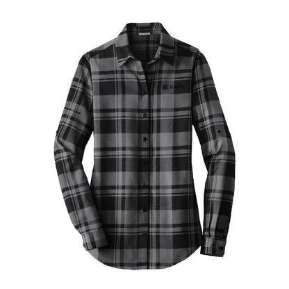 EAPC136. Port Authority® Ladies Plaid Flannel Tunic