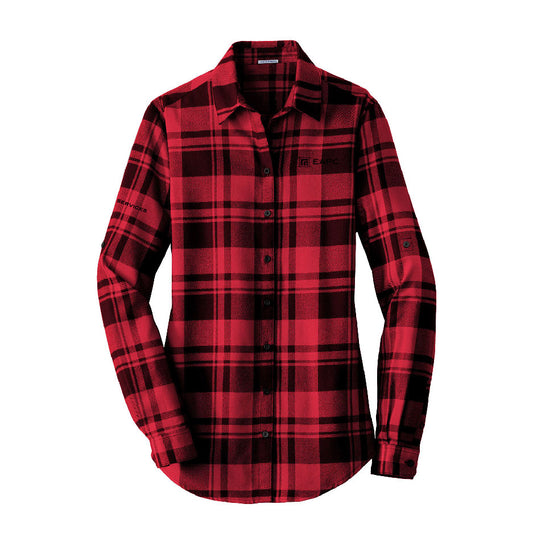 EAPC136. Port Authority® Ladies Plaid Flannel Tunic