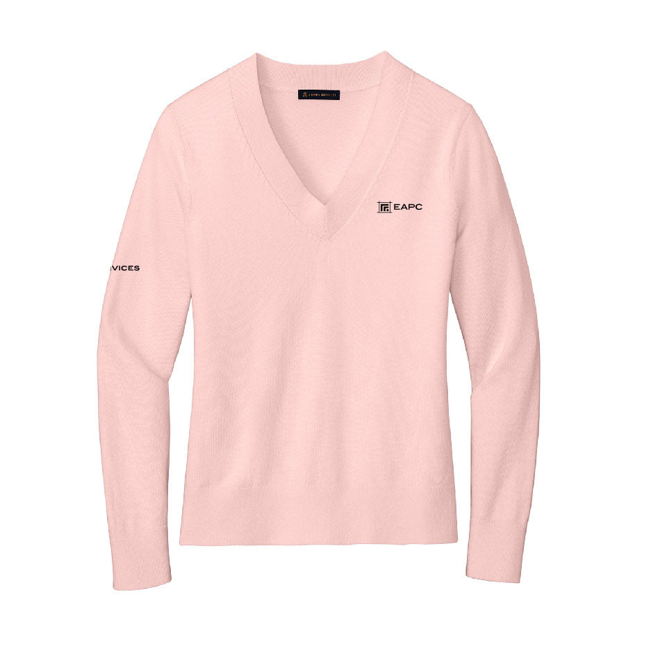 EAPC138. Brooks Brothers® Women’s Cotton Stretch V-Neck Sweater