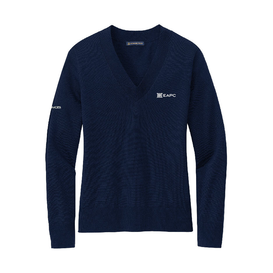 EAPC138. Brooks Brothers® Women’s Cotton Stretch V-Neck Sweater