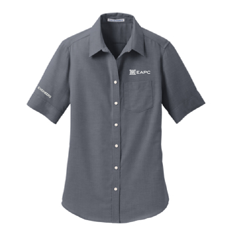 EAPC131. Port Authority® Ladies Short Sleeve SuperPro™ Oxford Shirt