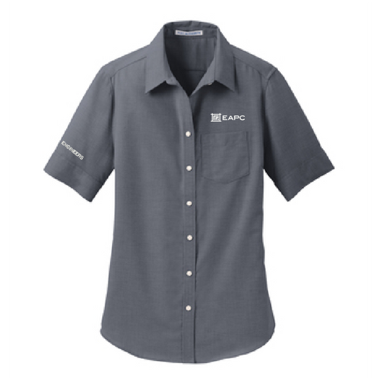 EAPC131. Port Authority® Ladies Short Sleeve SuperPro™ Oxford Shirt