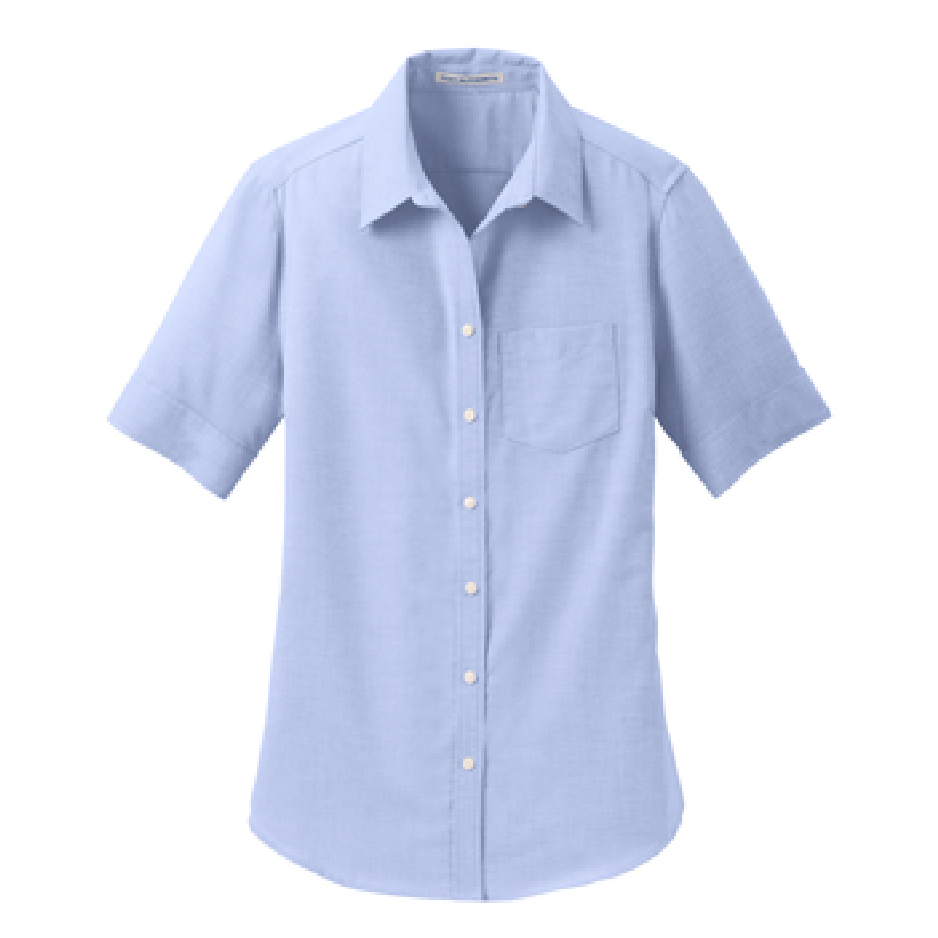 EAPC131. Port Authority® Ladies Short Sleeve SuperPro™ Oxford Shirt