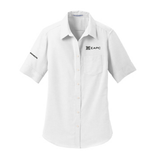 EAPC131. Port Authority® Ladies Short Sleeve SuperPro™ Oxford Shirt