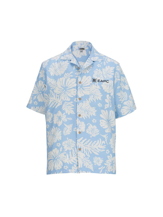 EAPC252. Hibiscus Two-Color Camp Shirt