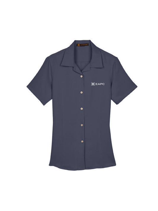 EAPC143. Harriton Ladies' Bahama Cord Camp Shirt
