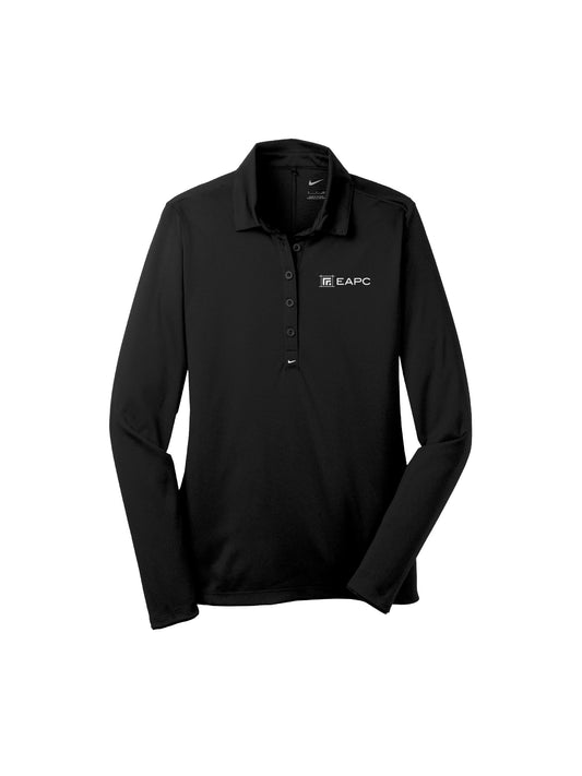 EAPC121. Nike Ladies Long Sleeve Dri-FIT Stretch Tech Polo