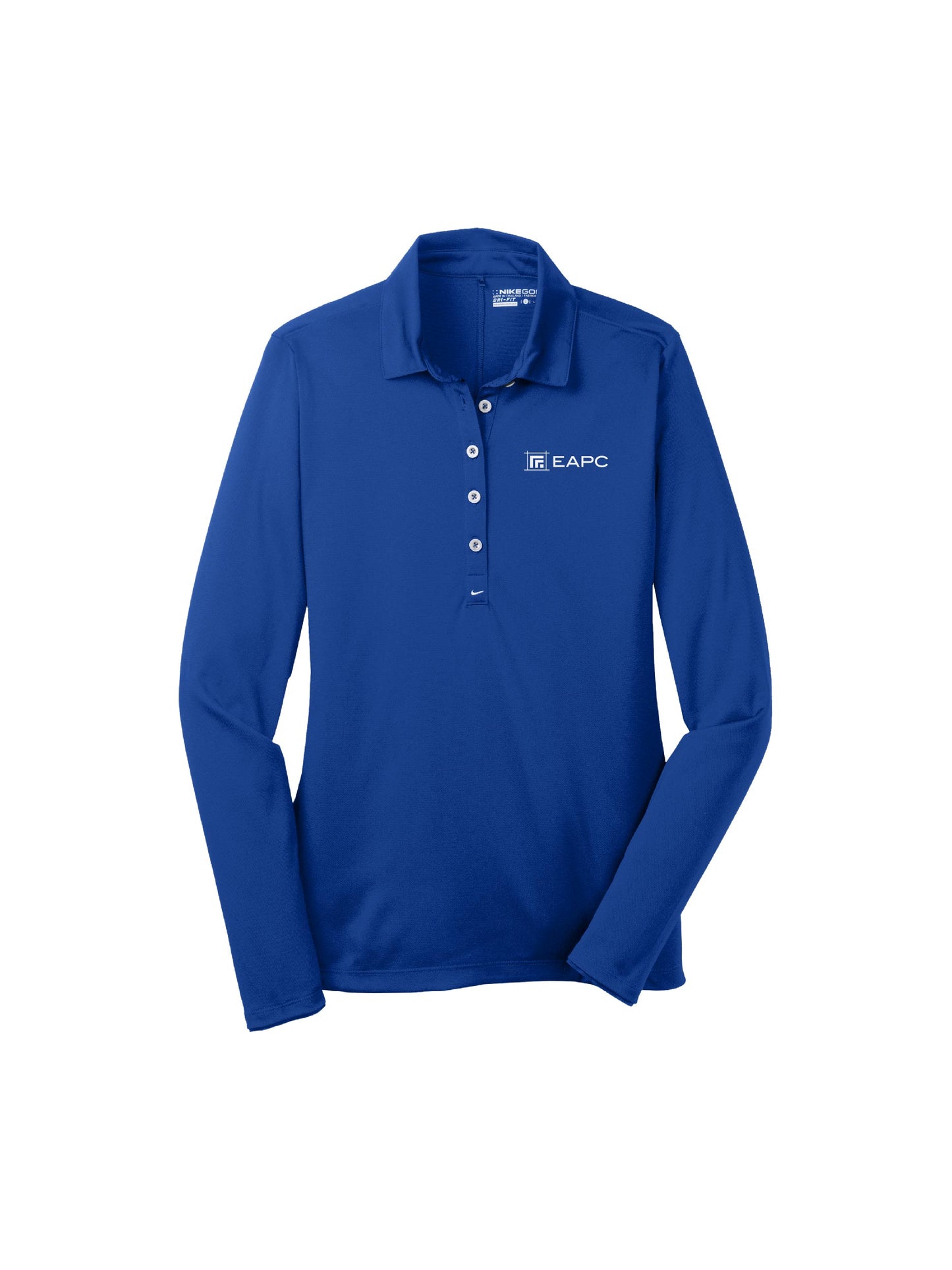 EAPC121. Nike Ladies Long Sleeve Dri-FIT Stretch Tech Polo