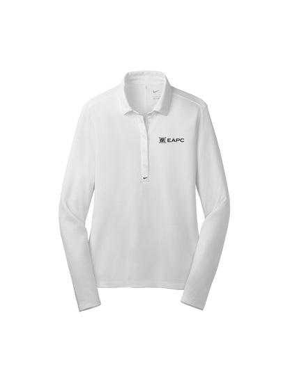 EAPC121. Nike Ladies Long Sleeve Dri-FIT Stretch Tech Polo