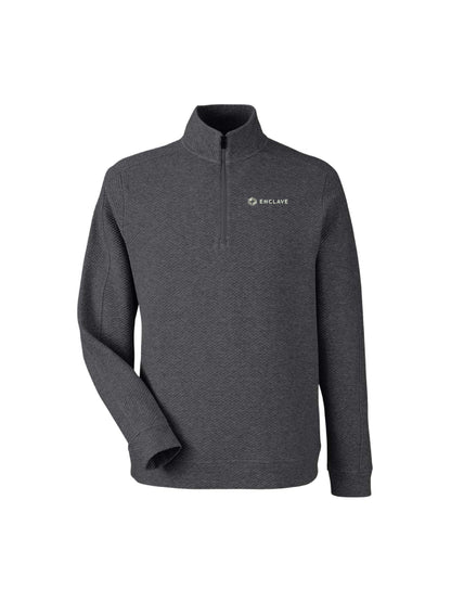 EC133. North End Men's Spirit Textured 1/4-Zip