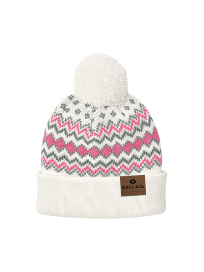 EC419. Port Authority® Alpine Pom Beanie