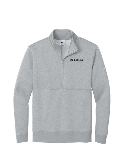 EC135. Nike Club Fleece Sleeve Swoosh 1/2-Zip