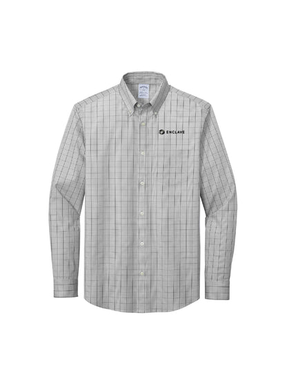 EC107. Brooks Brothers® Wrinkle-Free Stretch Patterned Shirt