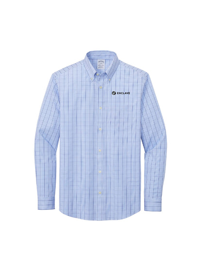 EC107. Brooks Brothers® Wrinkle-Free Stretch Patterned Shirt