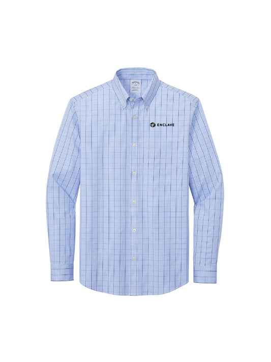 EC107. Brooks Brothers® Wrinkle-Free Stretch Patterned Shirt