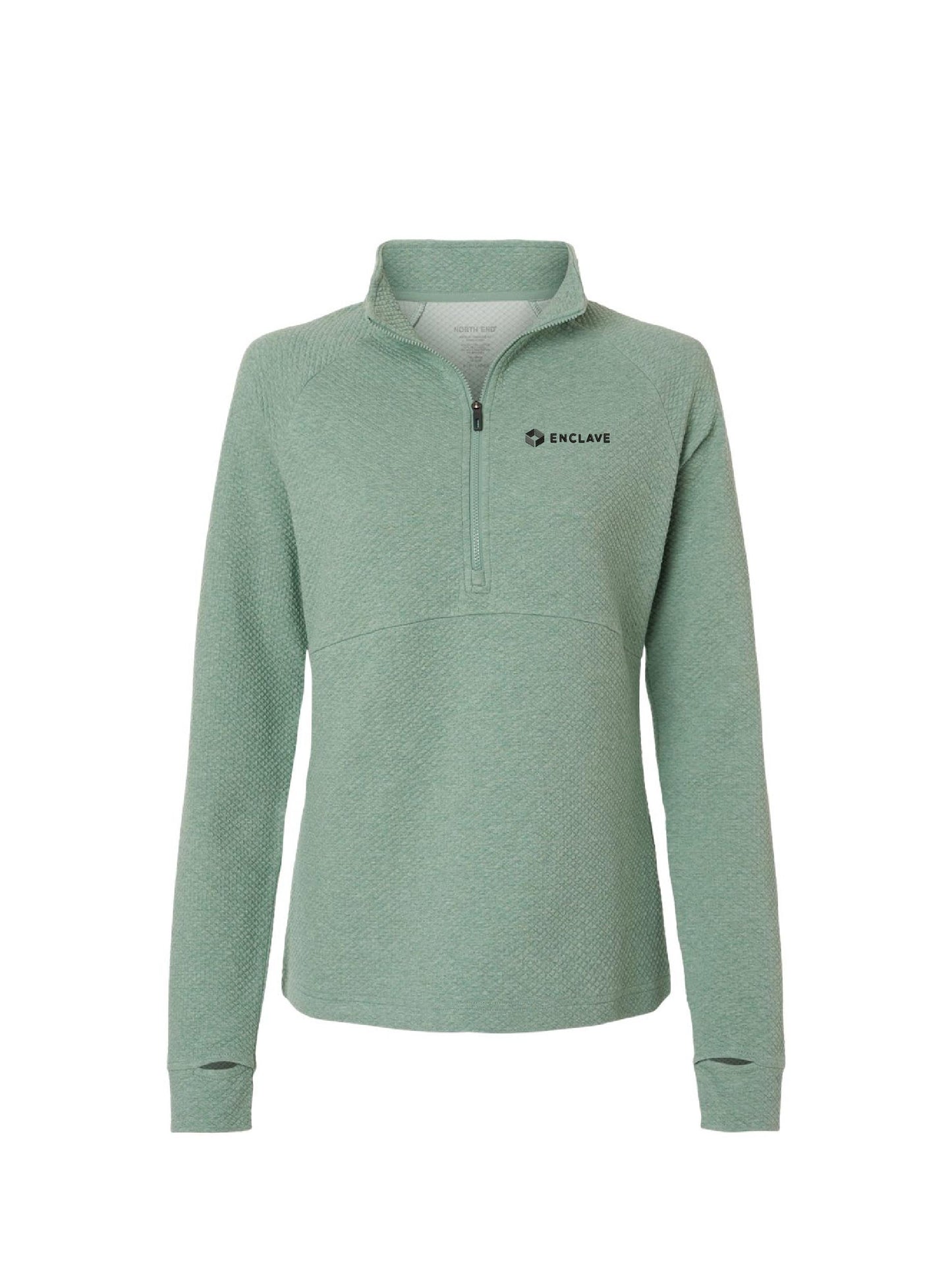 EC210. North End Women's Spirit Textured 1/4-Zip