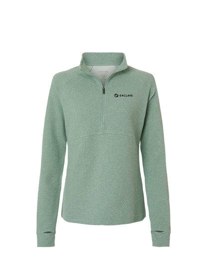 EC210. North End Women's Spirit Textured 1/4-Zip