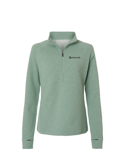 EC210. North End Women's Spirit Textured 1/4-Zip