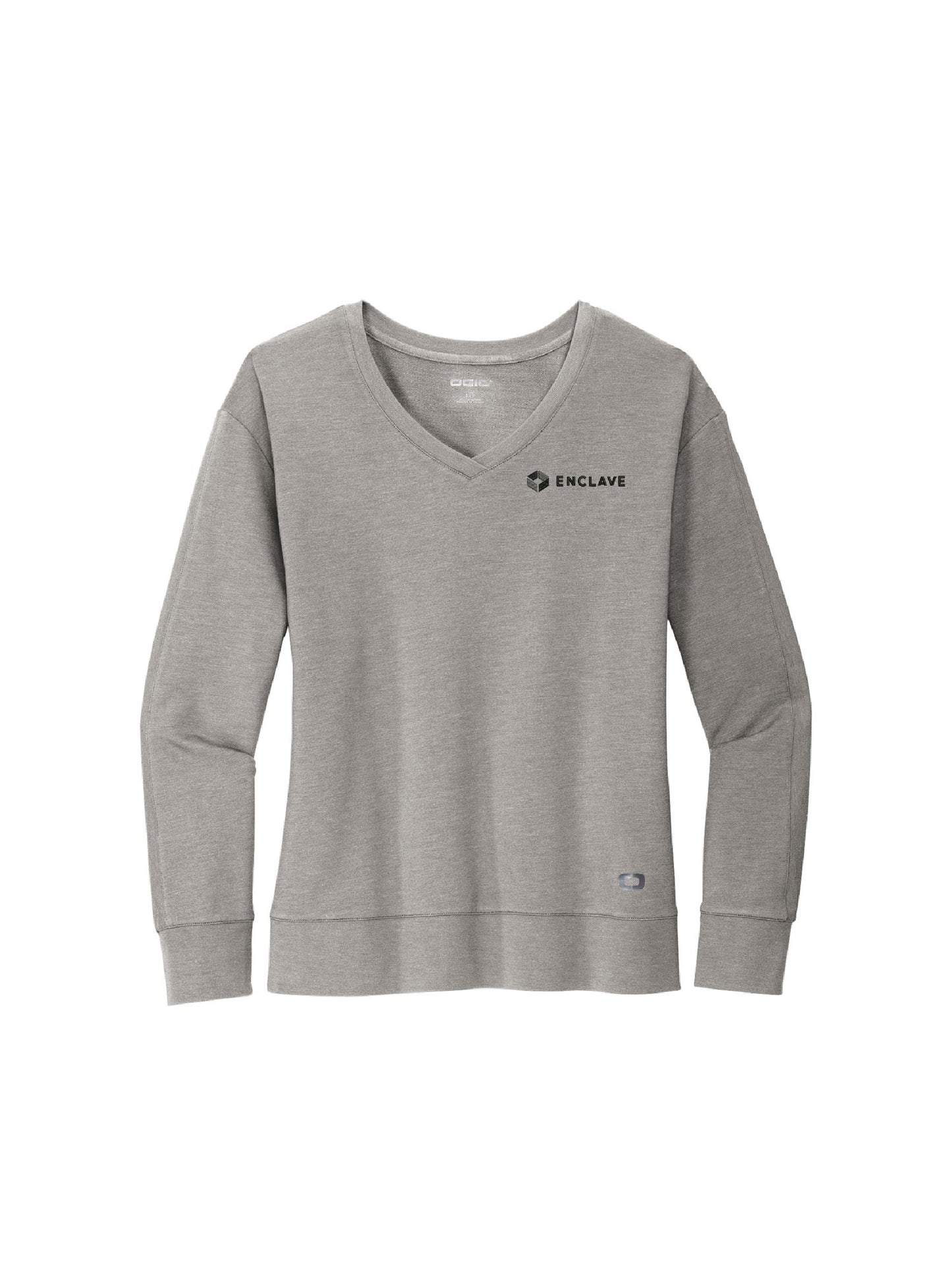 EC212. OGIO® Ladies Luuma Flex Long Sleeve V-Neck