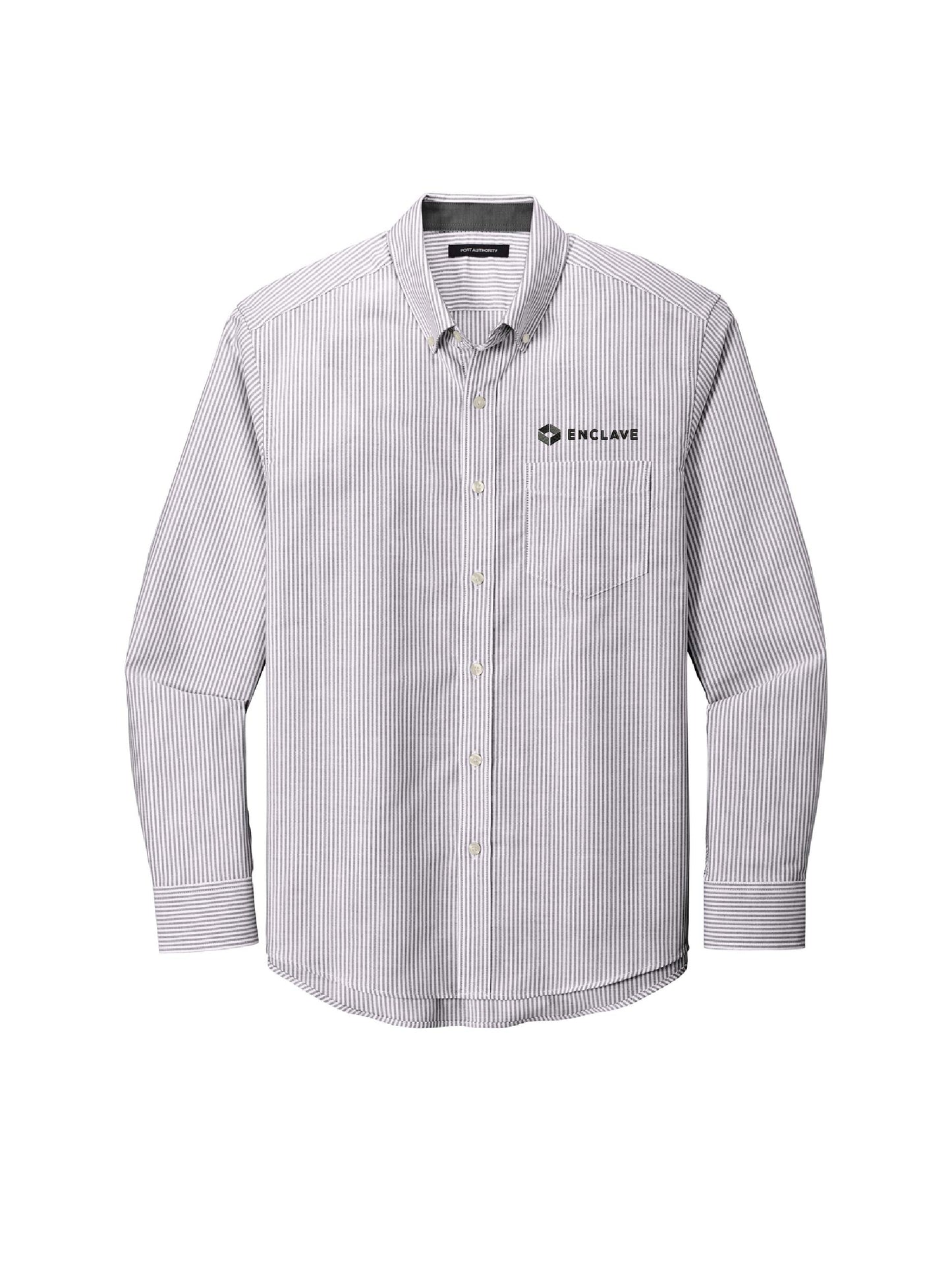 EC108. Port Authority® SuperPro™ Oxford Stripe Shirt