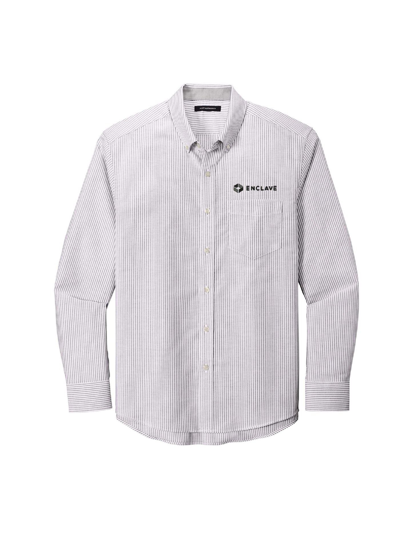 EC108. Port Authority® SuperPro™ Oxford Stripe Shirt