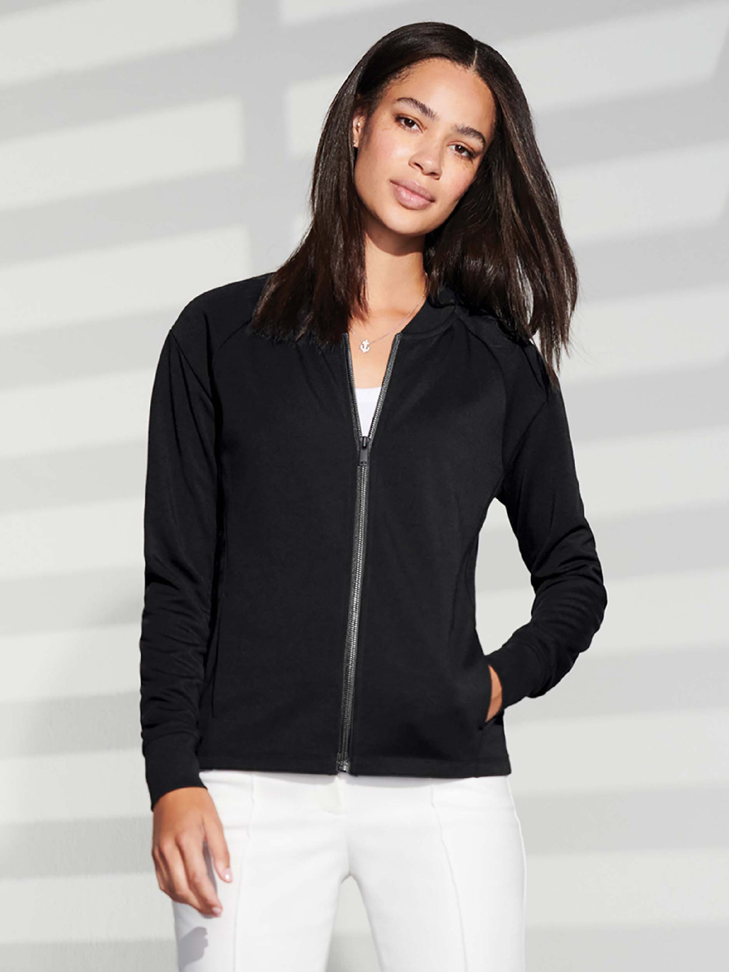 EC215. Mercer+Mettle™ Women's Double-Knit Bomber