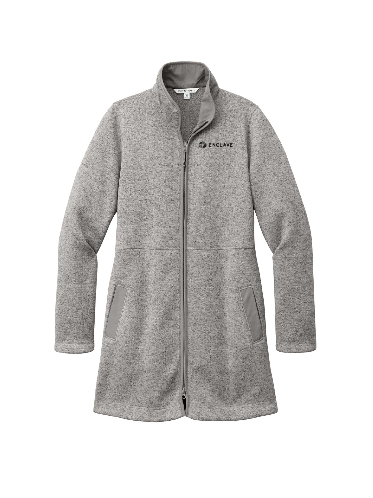 EC223. Port Authority® Ladies Arc Sweater Fleece Long Jacket