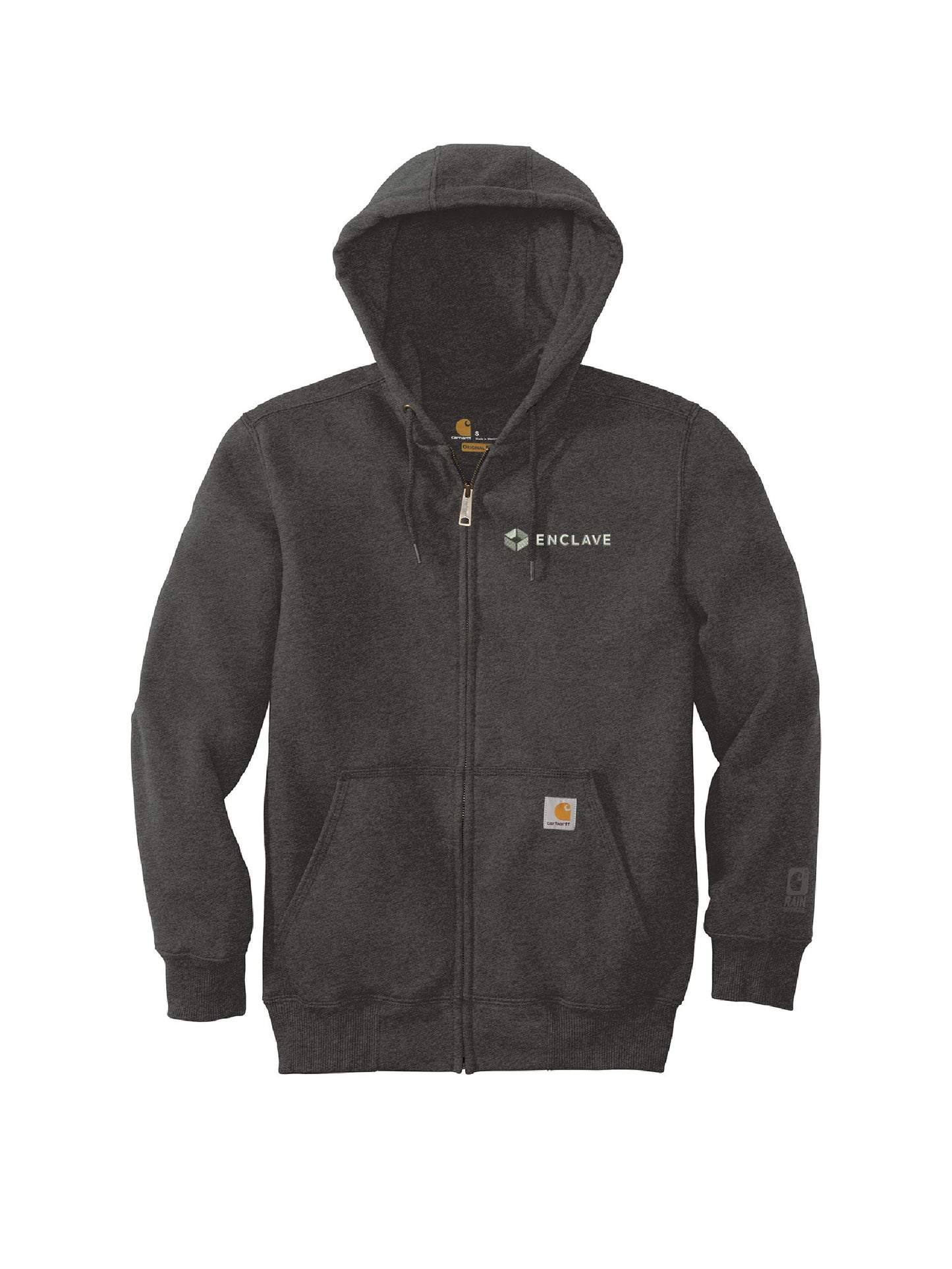 EC114. Carhartt® Rain Defender® Paxton Heavyweight Hooded Zip-Front Sweatshirt