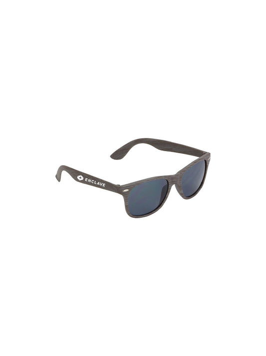 Sebring UV400 Wood Grain Sunglasses