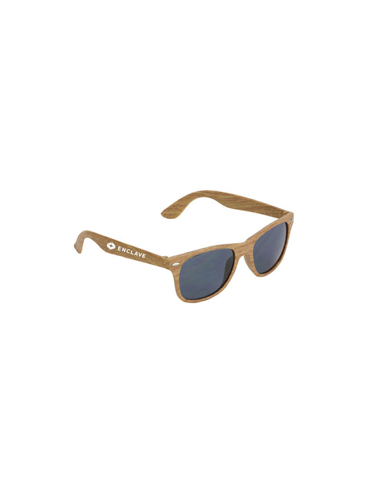 Sebring UV400 Wood Grain Sunglasses