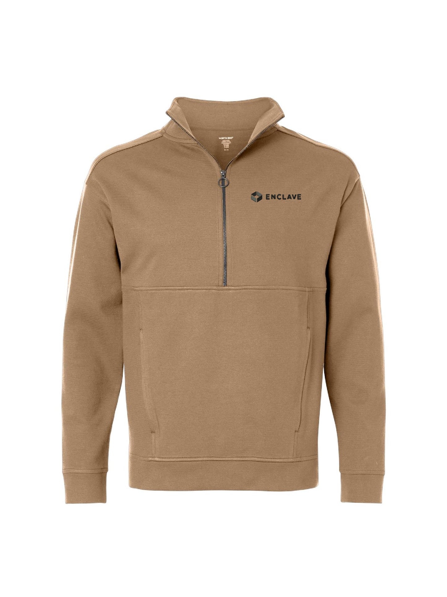 EC137. North End Men's Mantra Half-Zip Ottoman Pullover