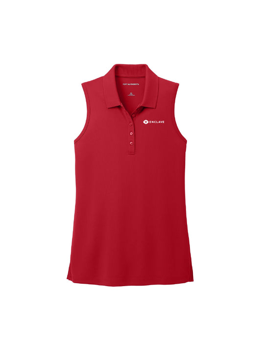 EC221. Port Authority® Women's Dry Zone® UV Micro-Mesh Sleeveless Polo