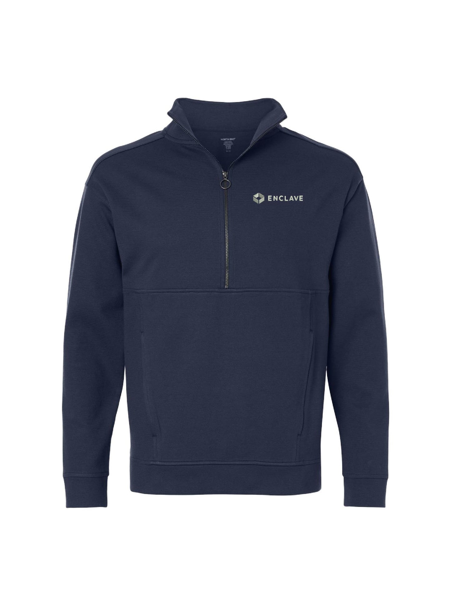 EC137. North End Men's Mantra Half-Zip Ottoman Pullover