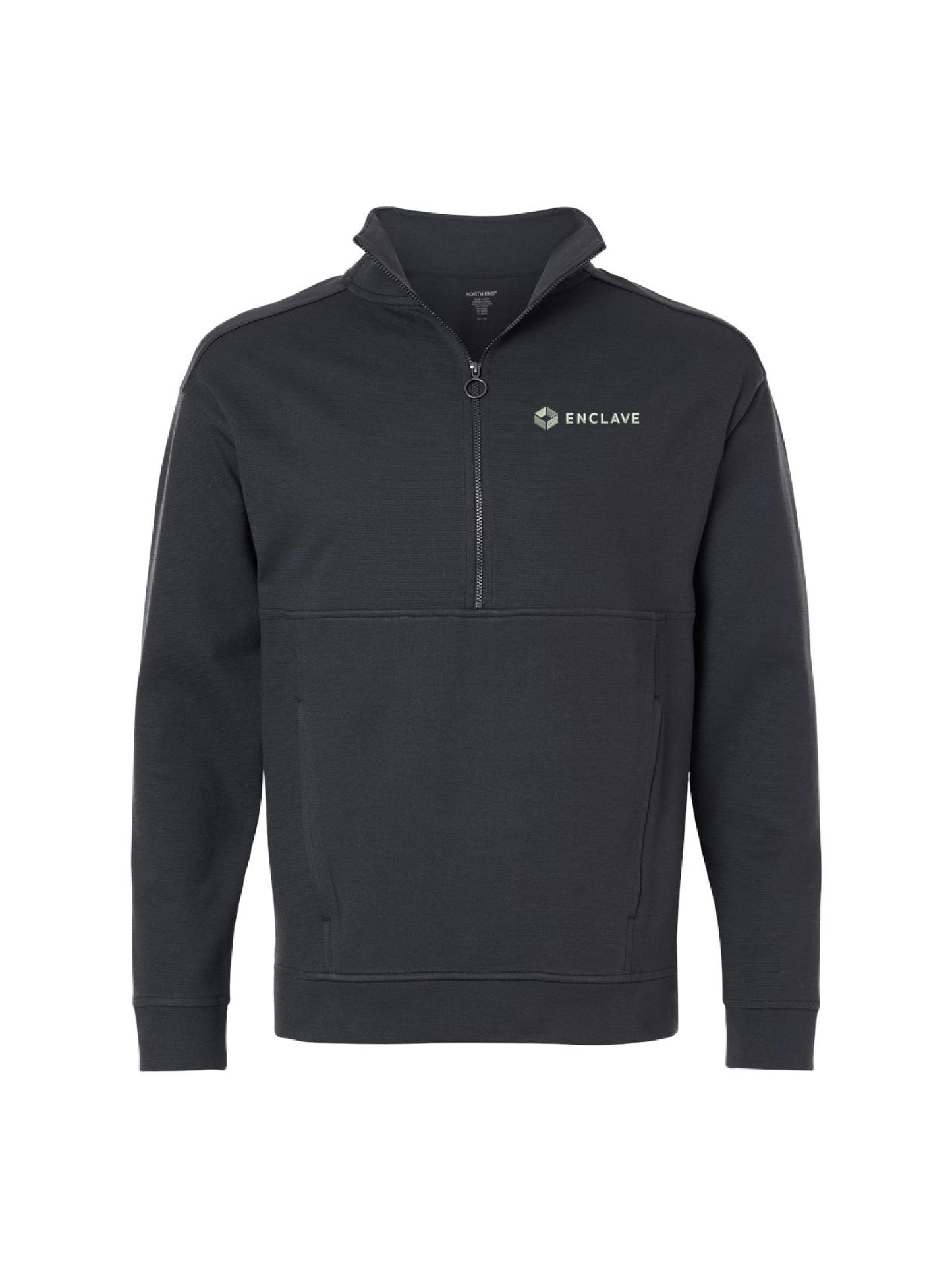 EC137. North End Men's Mantra Half-Zip Ottoman Pullover