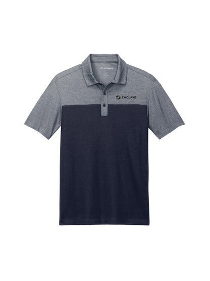 EC112. Port Authority® Fine Pique Blend Blocked Polo