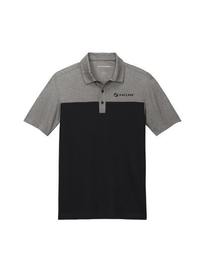 EC112. Port Authority® Fine Pique Blend Blocked Polo